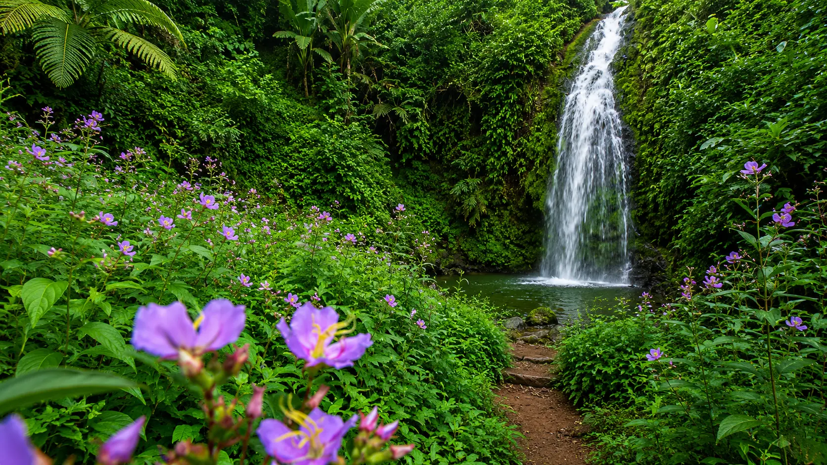 14 Trek to Aduri Waterfall