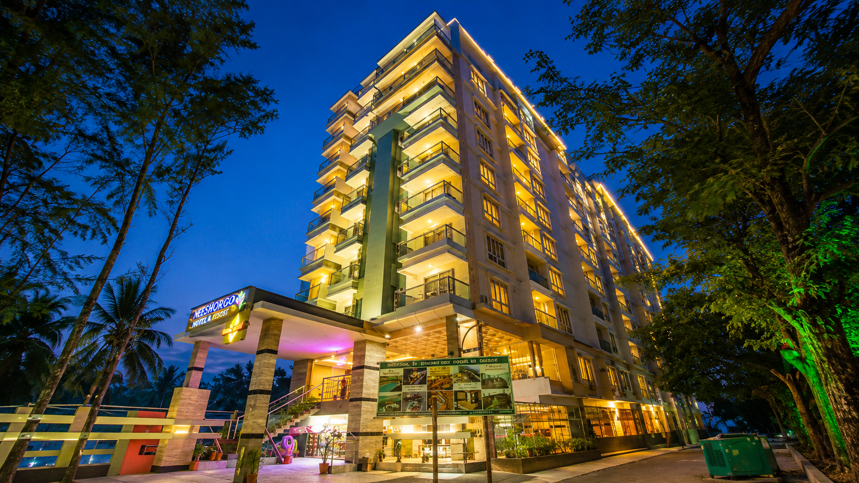 Go to Neeshorgo Hotel and Resort for Peaceful Marine Drive Living