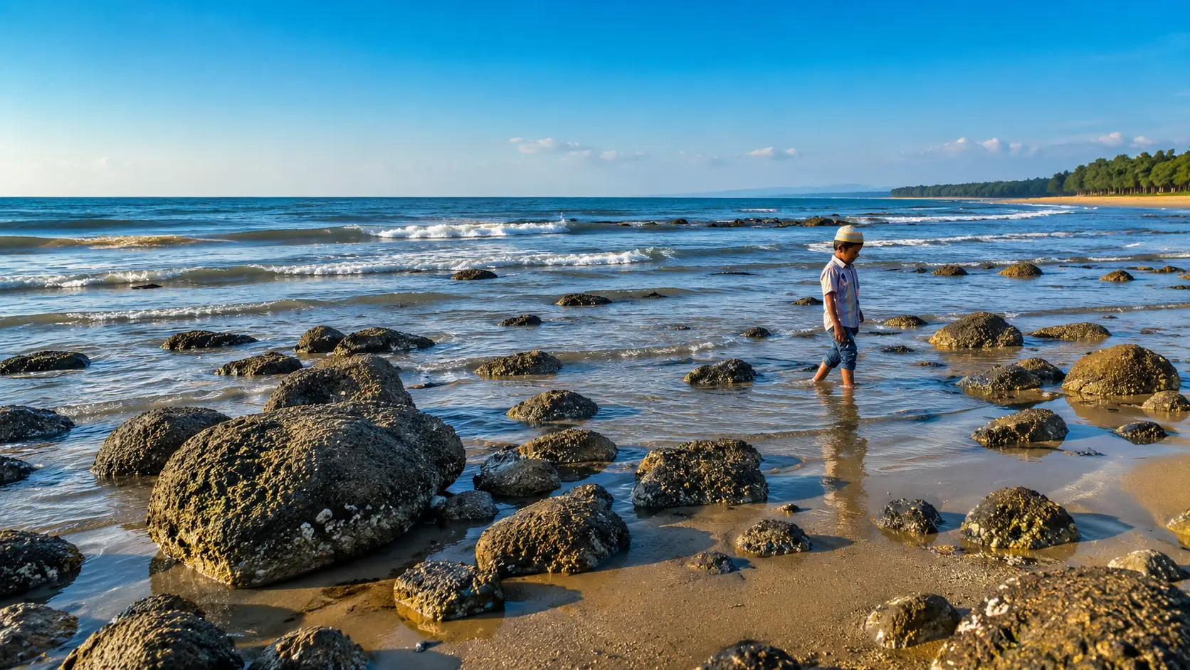 Visit Inani Beach for Coral Stones and Calm