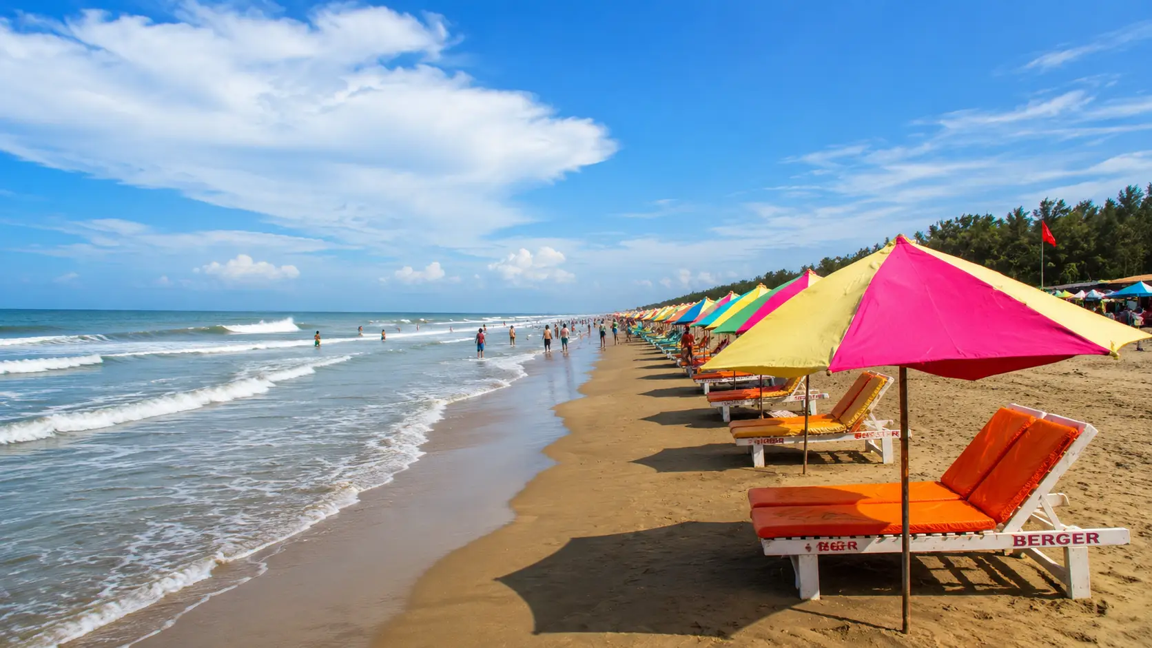 Walk the Cox's Bazar Sea Beach
