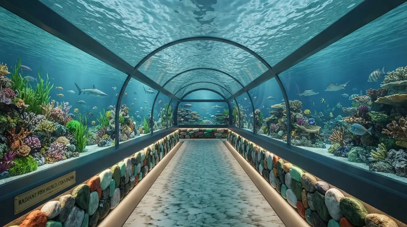 Visit Radiant Fish World on a Rainy Day